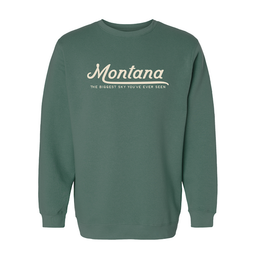 Montana The Biggest Sky Unisex Crew