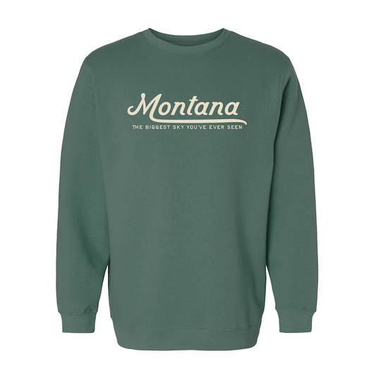 Montana The Biggest Sky Unisex Crew