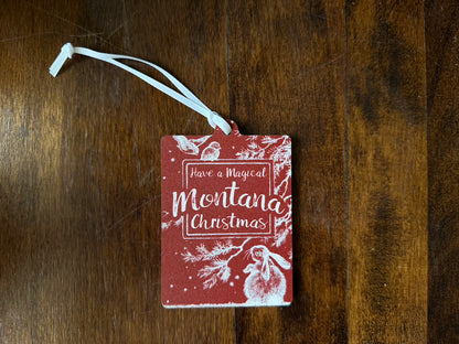 Magical Montana Christmas Ornament