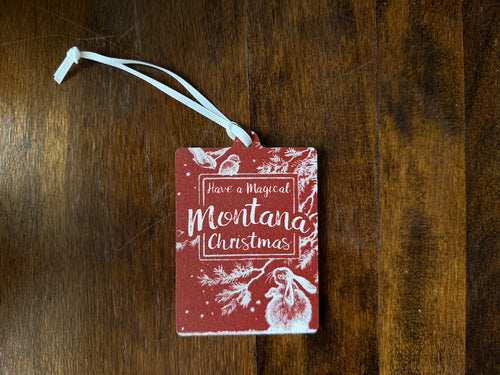 Magical Montana Christmas Ornament