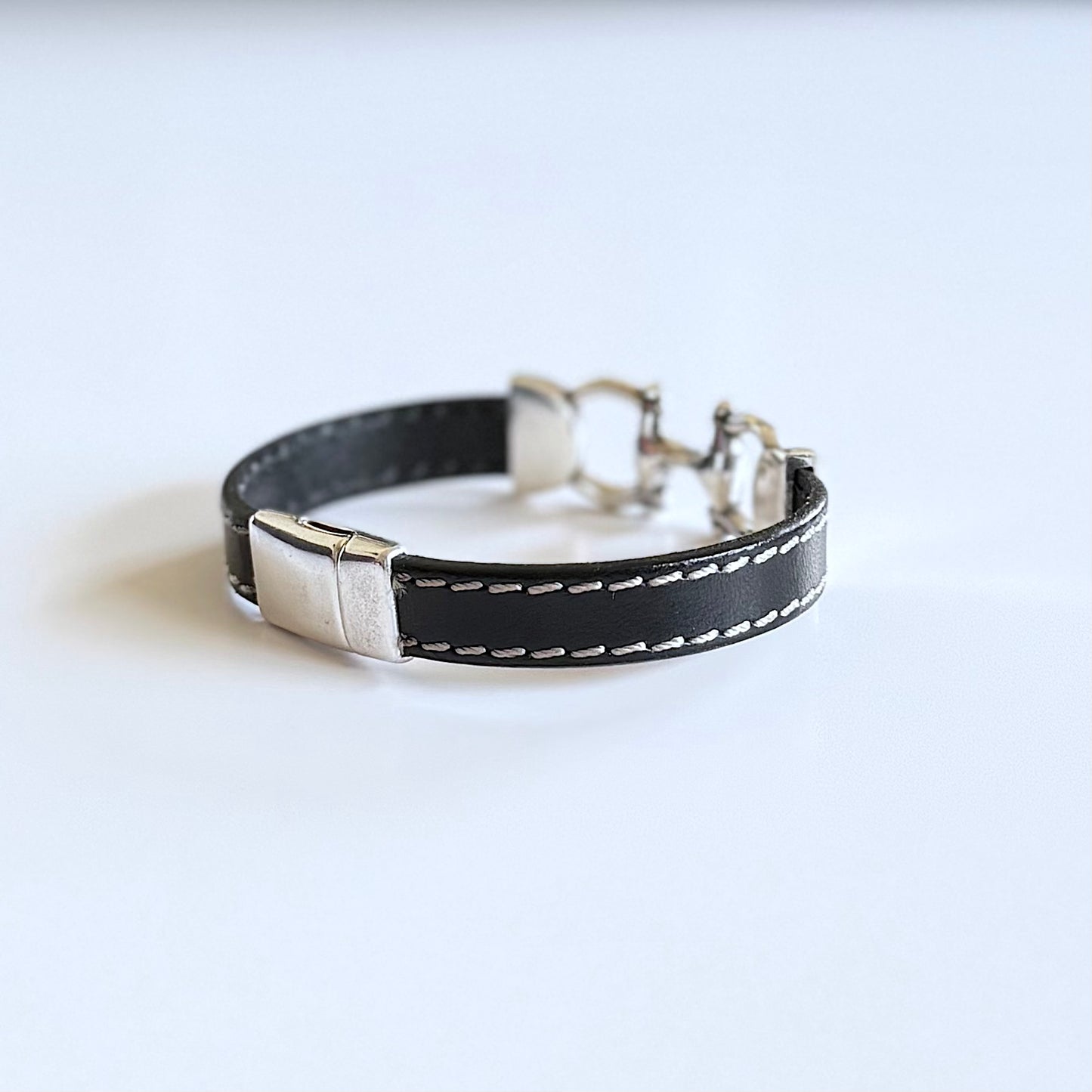 Snafflebit Leather Bracelet