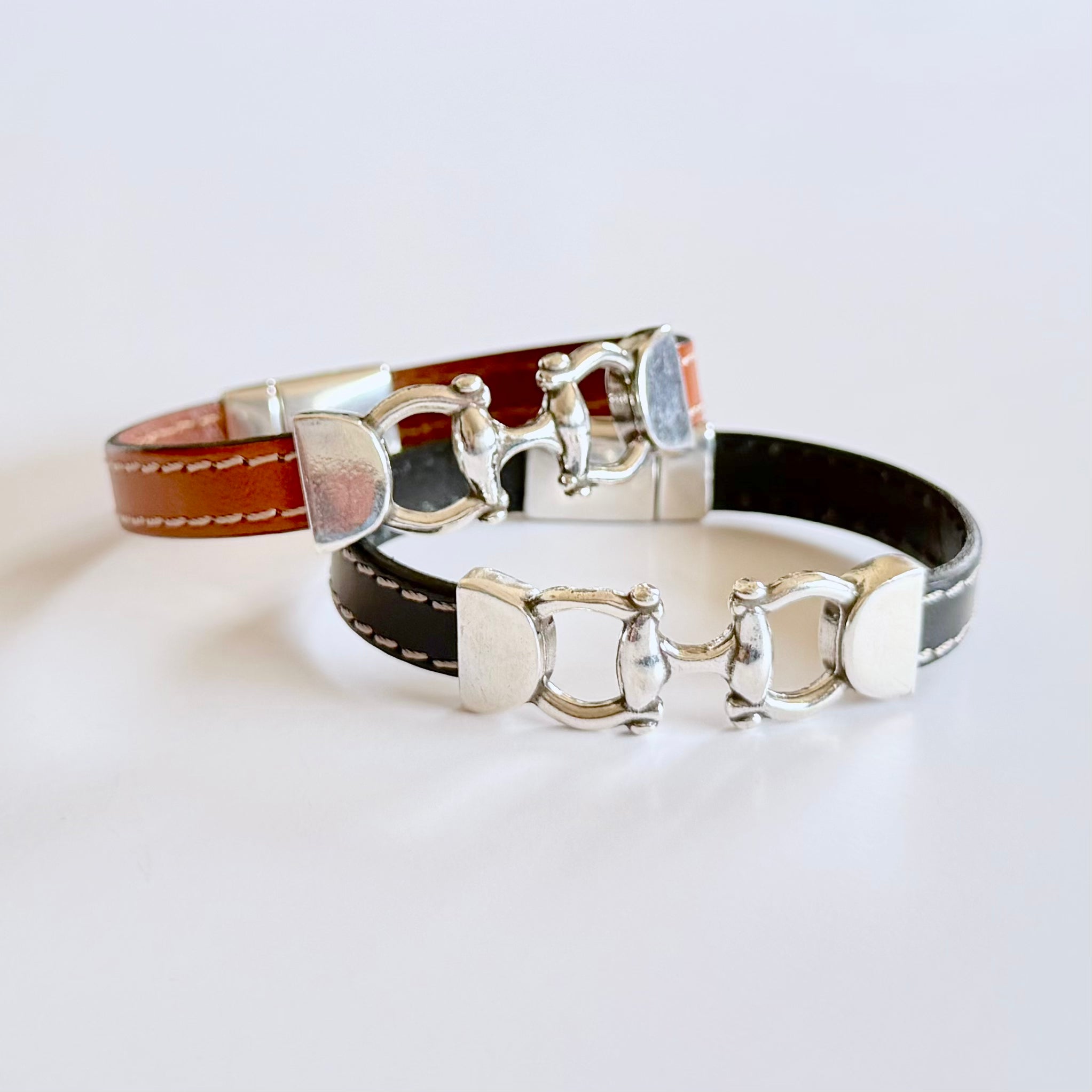 Snafflebit Leather Bracelet