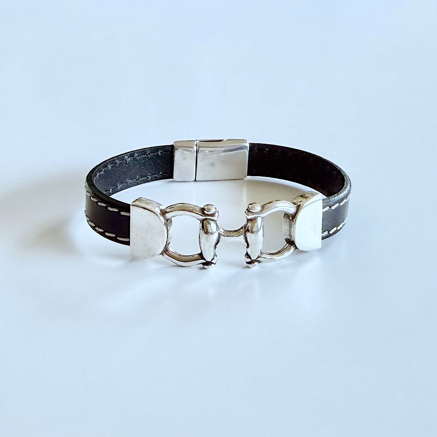 Snafflebit Leather Bracelet