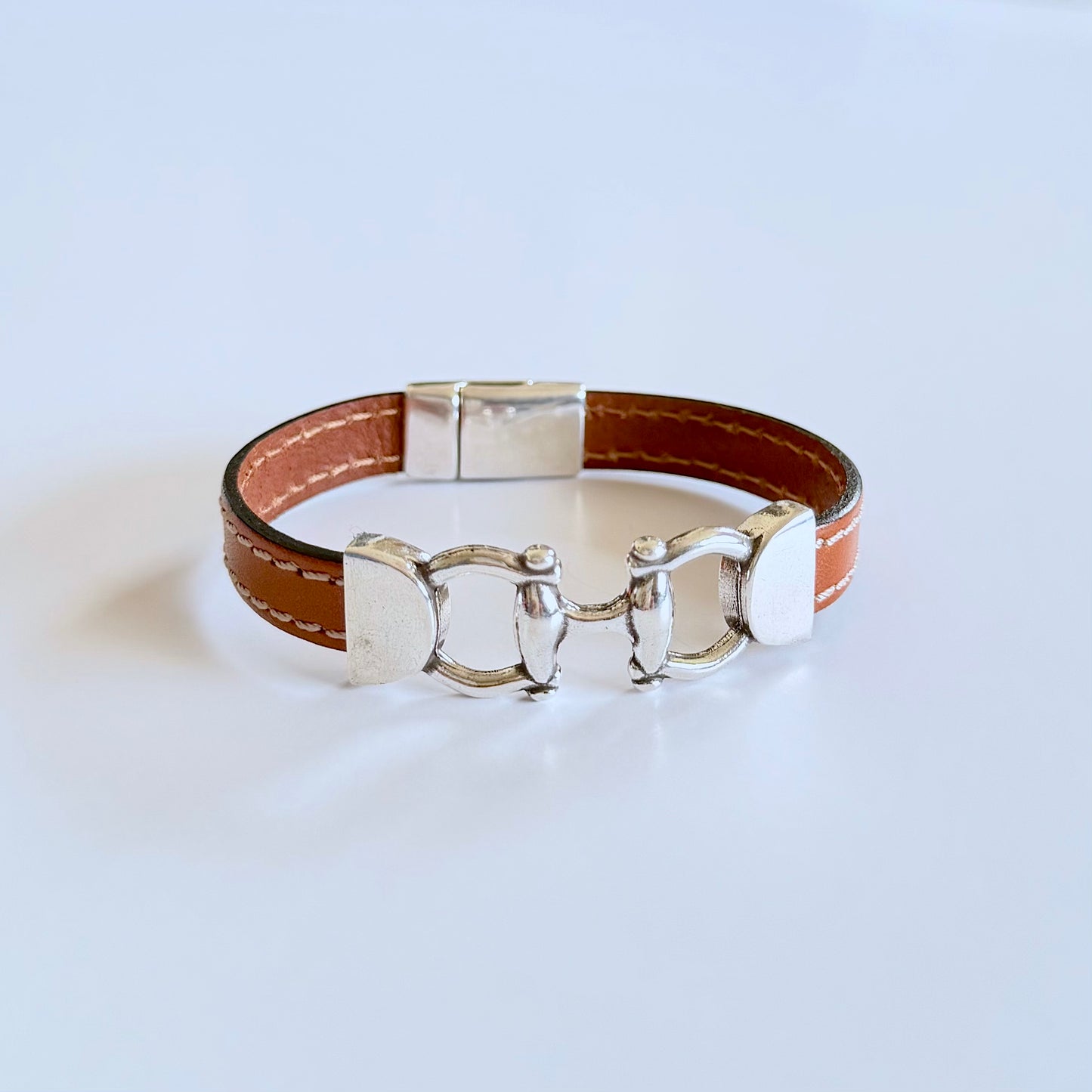 Snafflebit Leather Bracelet