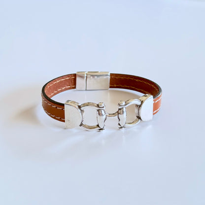 Snafflebit Leather Bracelet
