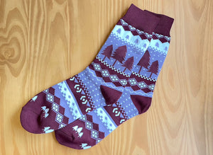 Forest Winter socks - unisex