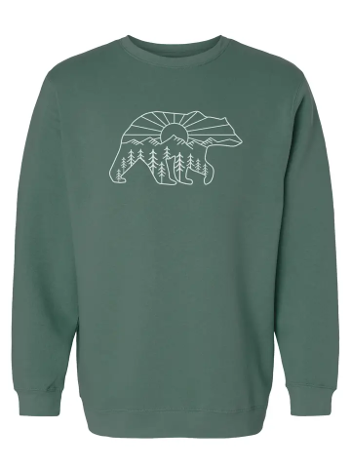 Sunrise Bear Unisex Crew