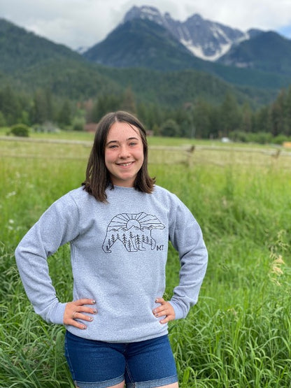 Sunrise Bear Unisex Crew