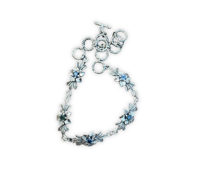 Floral Montana Sapphire Bracelet