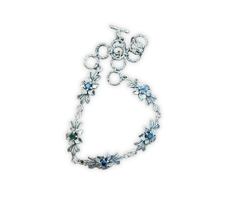 Floral Montana Sapphire Bracelet