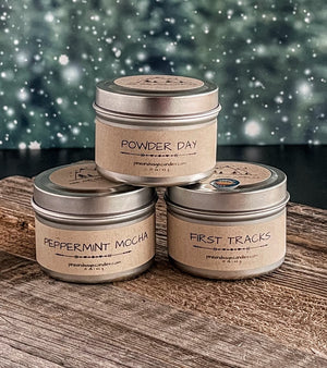 Cozy Winter Montana Pine & Sage Candle Set