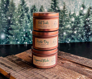 Cozy Winter Montana Pine & Sage Candle Set