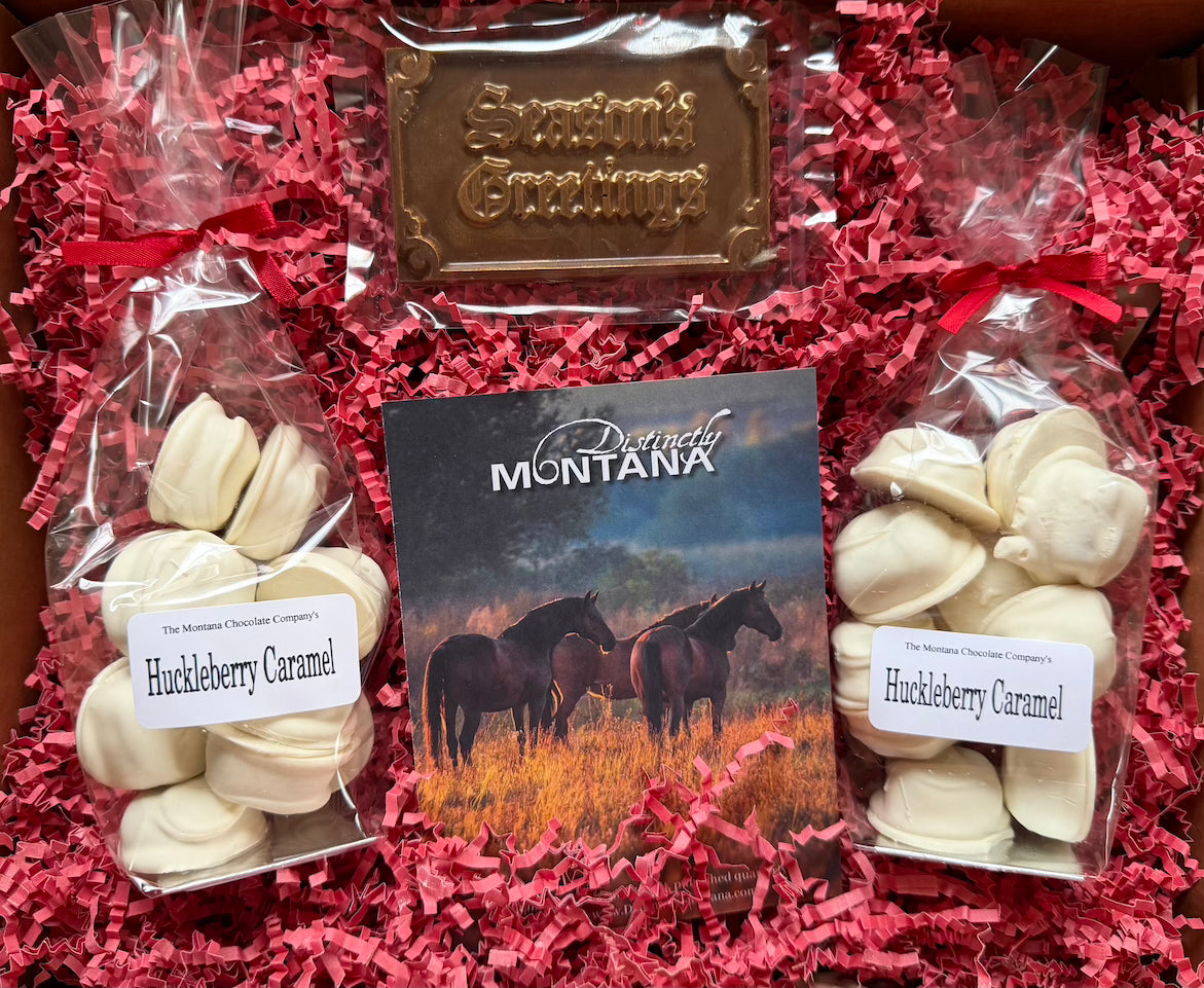 Season's Greetings Huckleberry Caramel Gift Box