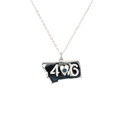Montana Sapphire 406 Pendant