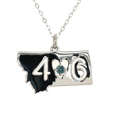 Montana Sapphire 406 Pendant