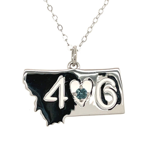 Montana Sapphire 406 Pendant
