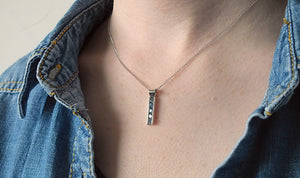 Five Montana Sapphire Stone Necklace