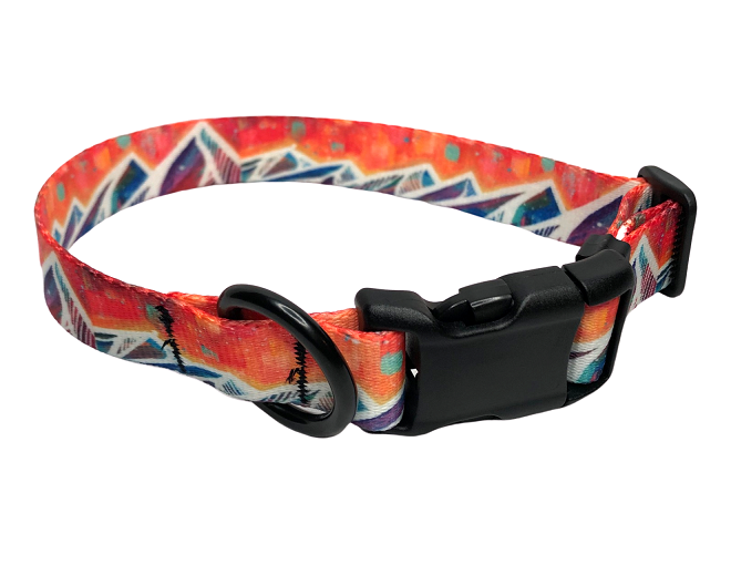 "Spanish Peaks" Dog Collar & Leash