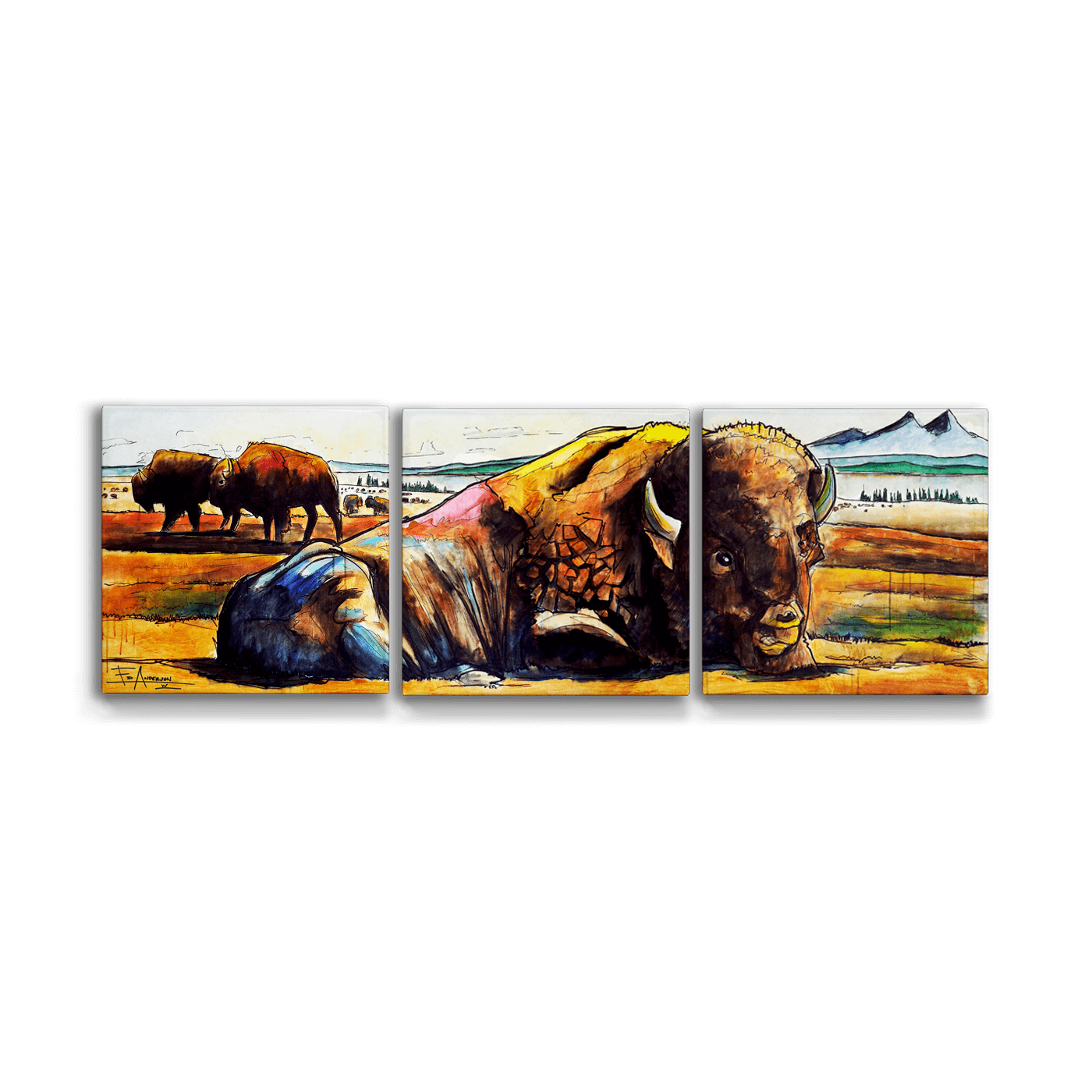American Buffalo Wall Art