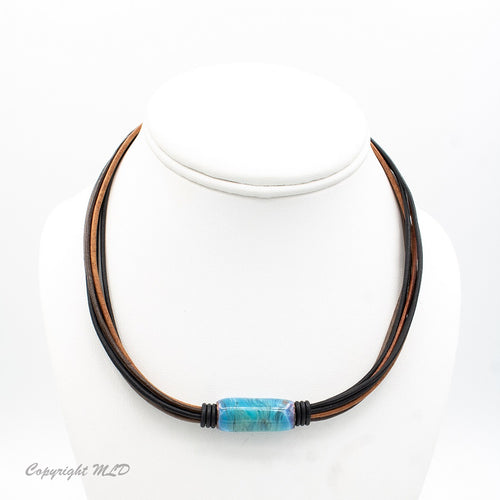 Hot Spring Magnetic Leather Necklace