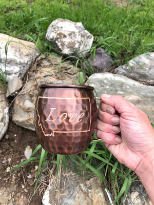 Love Montana Copper Mug
