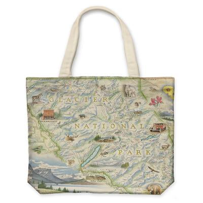 Glacier Canvas Tote Bag