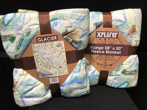 Glacier Soft Fleece Map