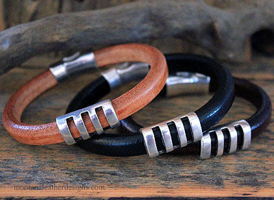 Grizzly Leather Bracelet