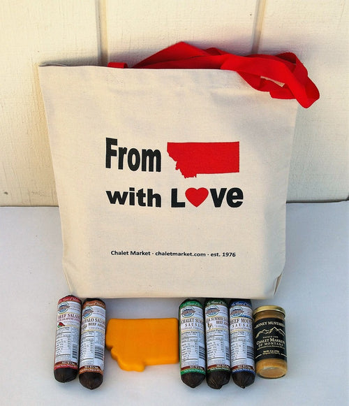 Montana Love Sausage & Cheese Gift Tote