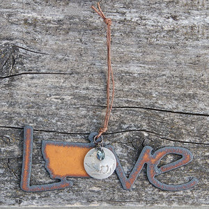 Love Montana with Nickel Ornament
