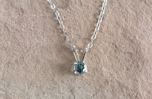 Pendant Necklace, Tiffany Yogo Sapphire 