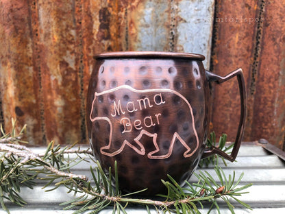 Mama Bear Copper Mug