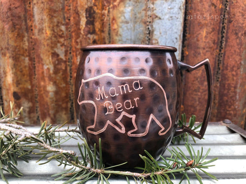 Mama Bear Copper Mug