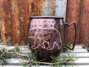 Mama Bear Copper Mug