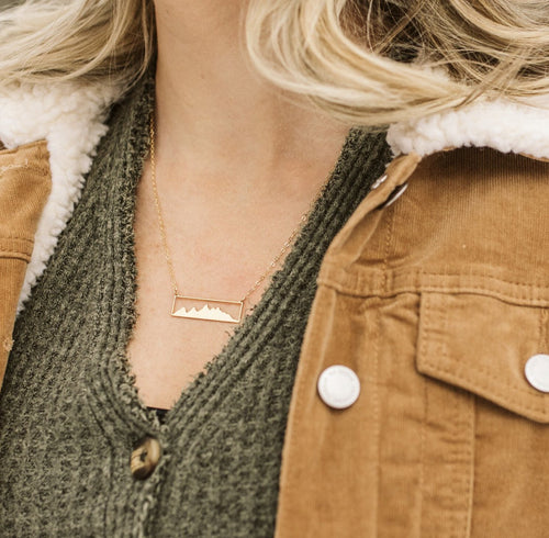 Mountain Bar Necklace