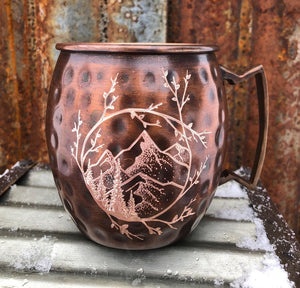 Mountain is Calling Copper Mug