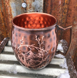 Mountain is Calling Copper Mug