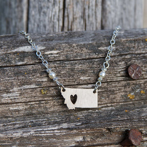 Montana Charm with Pearl Necklace