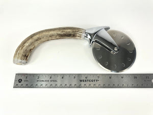 Deluxe Stainless Deer Antler Pizza Cutter