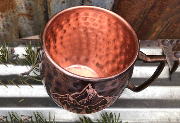 Montana Mountain Copper Mug