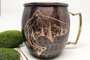 Rocky Mountain Fish Copper Mug