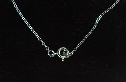 Montana Sapphire Necklace, Open Heart Pendant