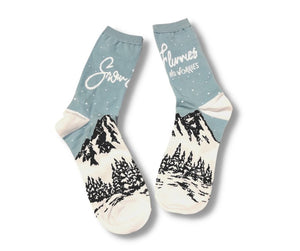 Snow Flurries No Worries Unisex Socks