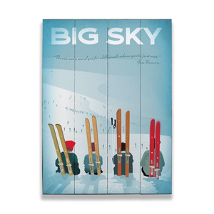 Ski Big Sky Wall Art