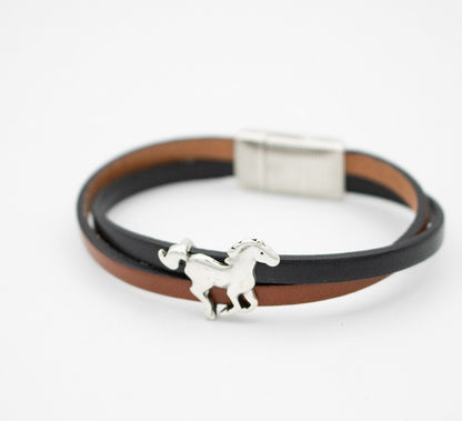 Giddy Up Skinny Leather Bracelet