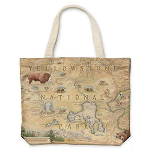 Yellowstone Canvas Tote Bag