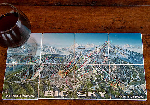 Big Sky Ski Coasters (8 set)