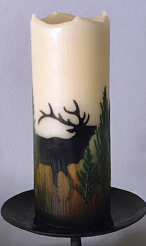 Elk Flameless Candle with Timer
