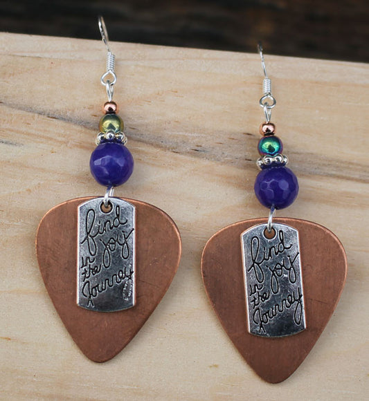 Montana Joy Copper Earrings - Montana gift