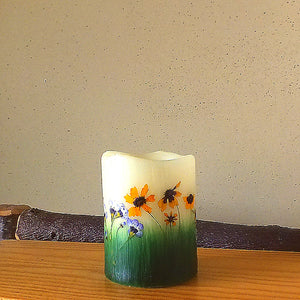 Nature Themed Flameless Candle